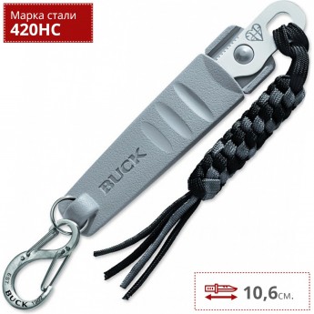 Нож BUCK 0160SSS SMIDGEN, STAINLESS STEEL HANDLE