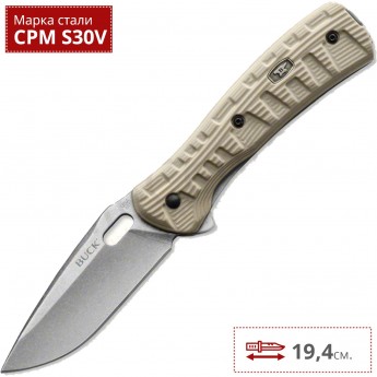 Нож BUCK 0847TNS VANTAGE FORCE, DESERT TAN